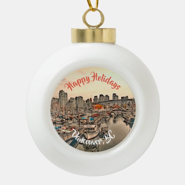 Christmas Ornament from Vancouver, BC (Front)