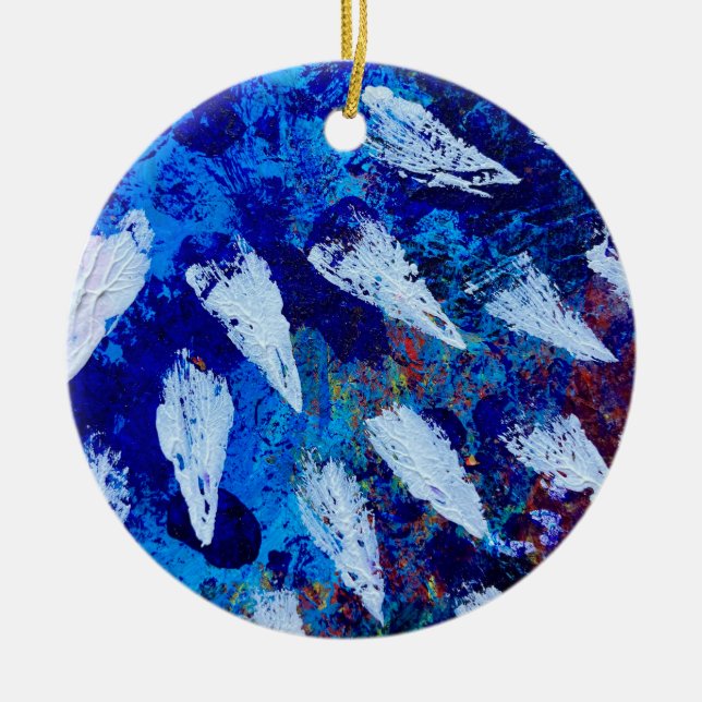 Christmas Ornament in Skyburst Design (Front)