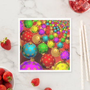 Christmas Ornament Jamboree Napkins