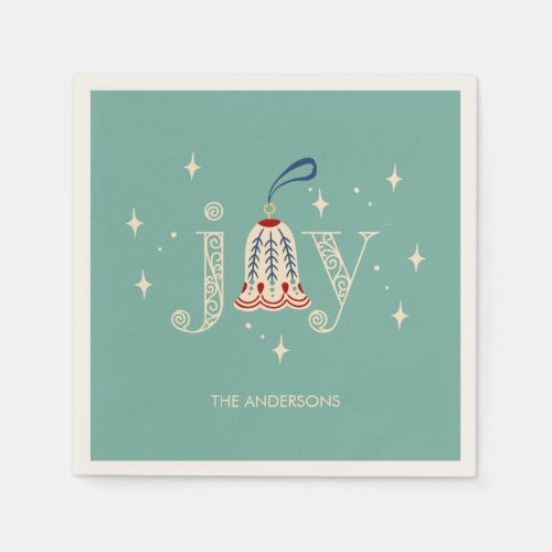 Christmas Ornament Joy Holiday Napkins