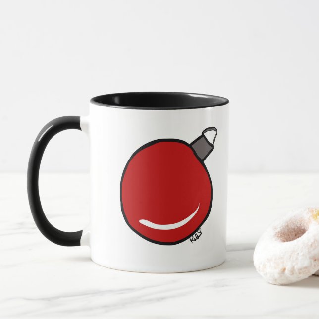Christmas Ornament Mug (With Donut)
