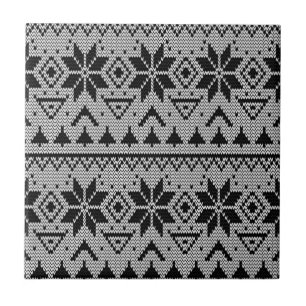 Christmas ornament nordic winter scandinavian norw ceramic tile