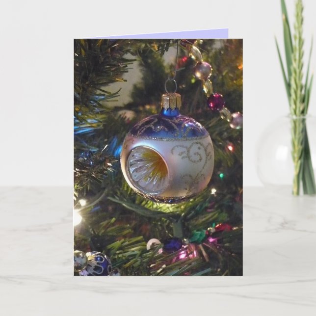 Christmas Ornament Note Card (Front)
