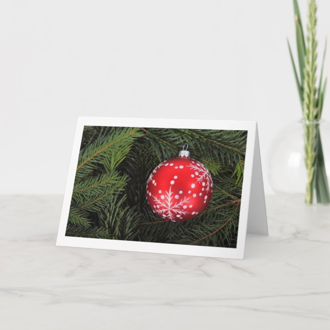Christmas Ornament Notecards (Front)