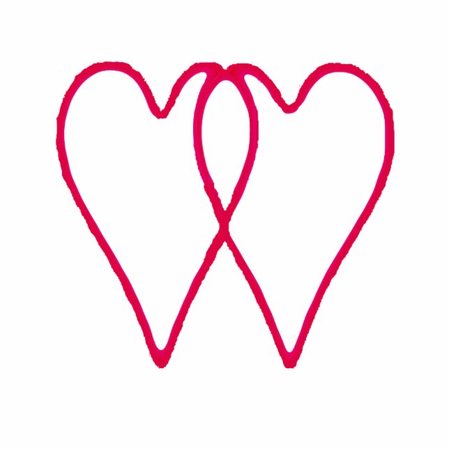 Christmas Ornament Open Hearts Together (Front)