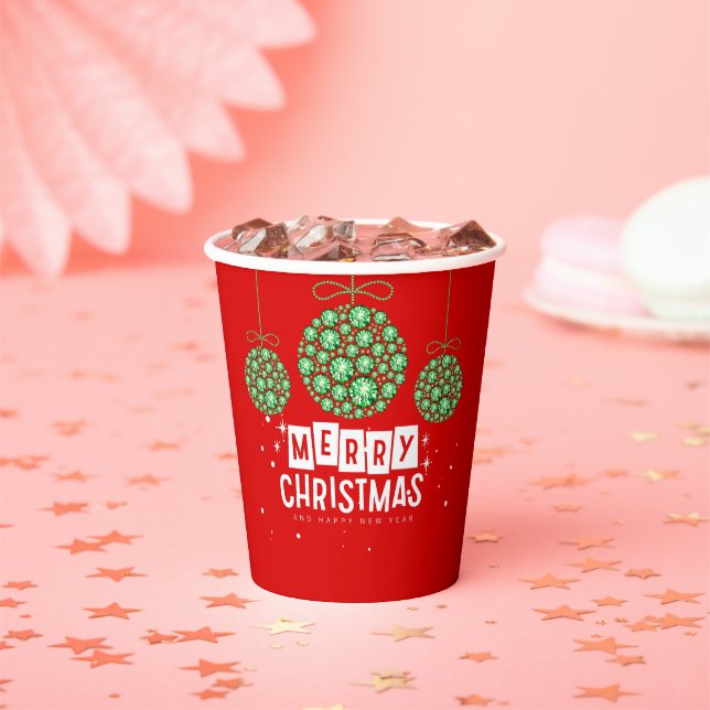 Christmas Ornament Paper Cups (Insitu)