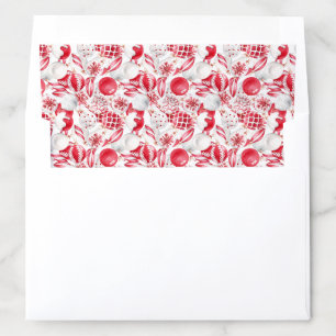 Christmas Ornament Pattern Envelope Liner