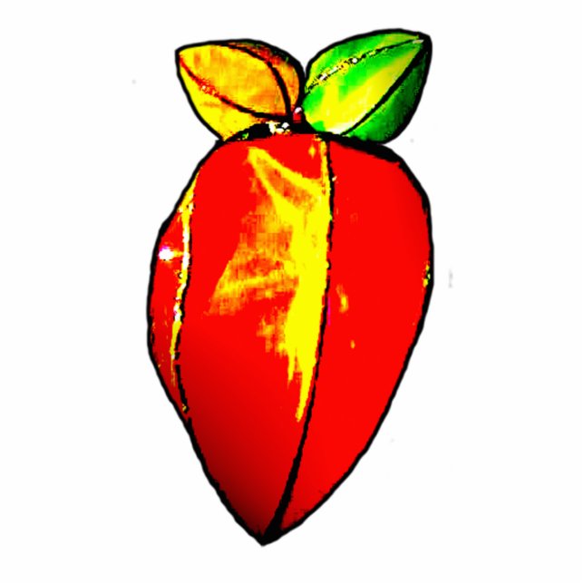 Christmas Ornament Persimmon Kite (Front)