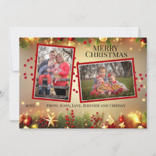 Christmas Ornament Photo Card