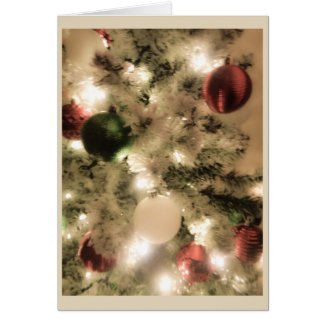 Christmas Ornament Picture Card
