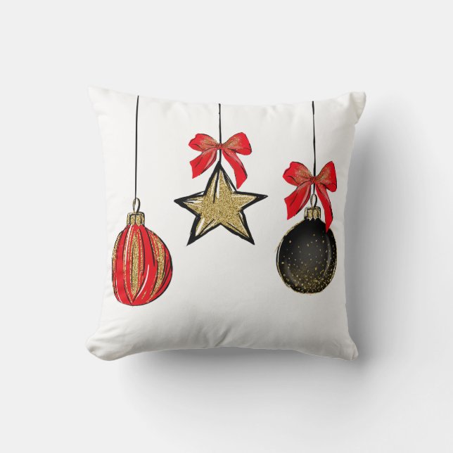 Christmas Ornament Pillow (Front)