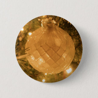Christmas Ornament Pinback Button