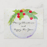 Christmas Ornament Postcard