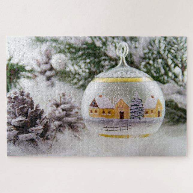 Christmas Ornament Puzzle (Horizontal)