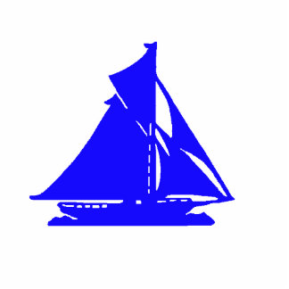 Christmas Ornament Sailboat Blue