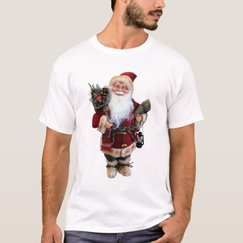 Christmas ornament Santa Claus doll T_Shirt