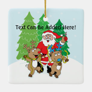 Christmas Ornament "Santa" Personalize