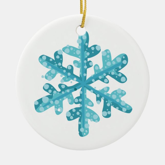 Christmas Ornament Snowflake (Front)