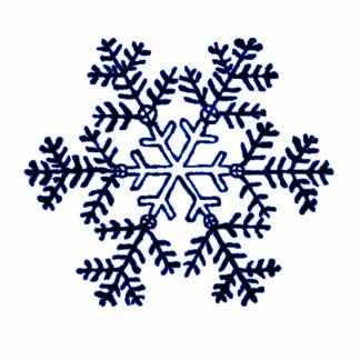 Christmas Ornament Snowflake 2 Blue