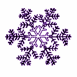 Christmas Ornament Snowflake 2 Purple