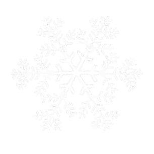 Christmas Ornament Snowflake 2 White