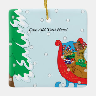 Christmas Ornament Square Personalize