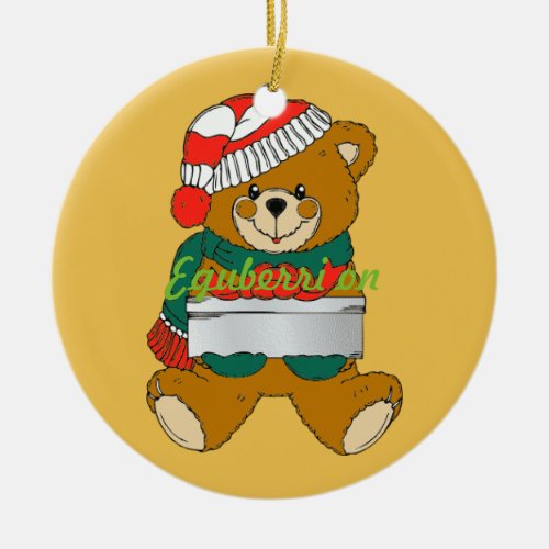 Christmas Ornament Teddy Bear