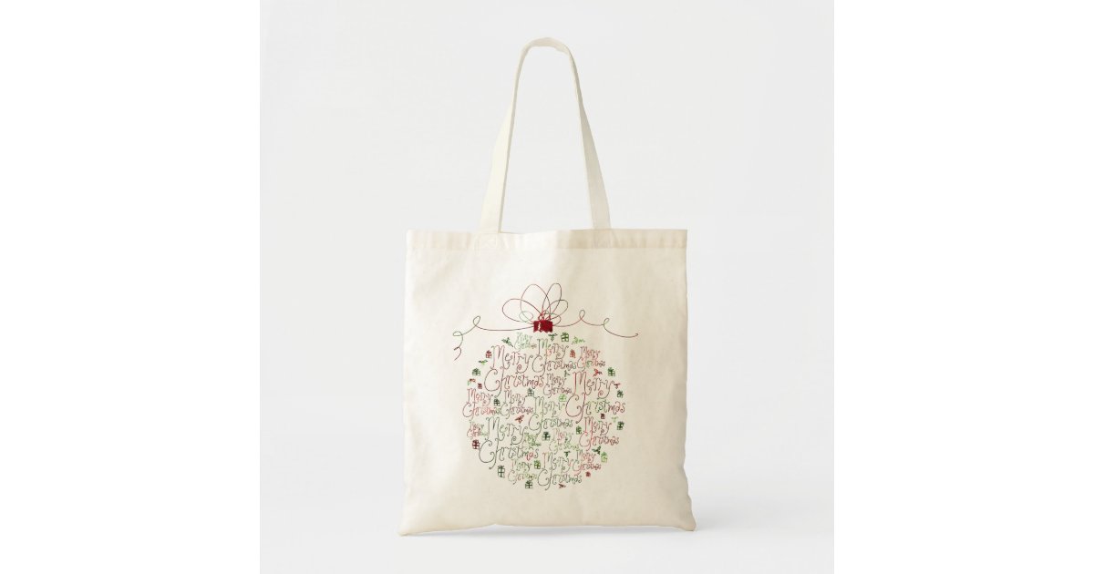 Christmas Ornament Tote Bag Zazzle