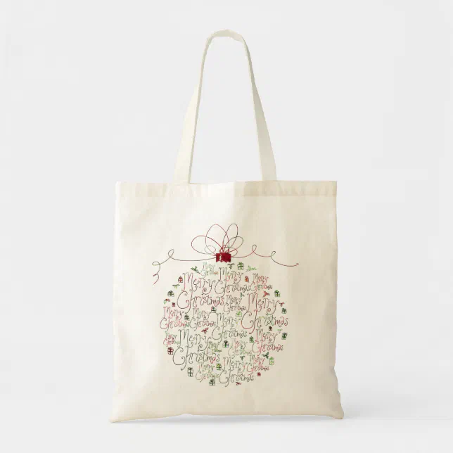 Christmas Ornament Tote Bag Zazzle