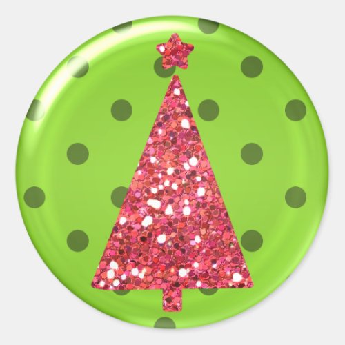 Christmas Ornament Tree Sticker