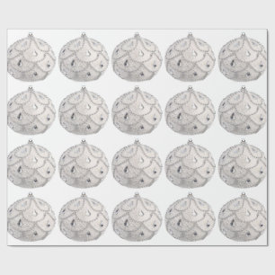 Christmas Ornament Wrapping Paper