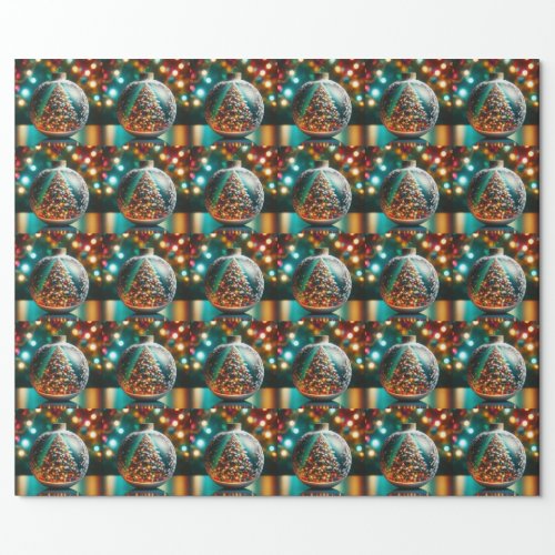 Christmas Ornament Wrapping Paper