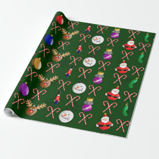 Christmas Ornament Wrapping Paper