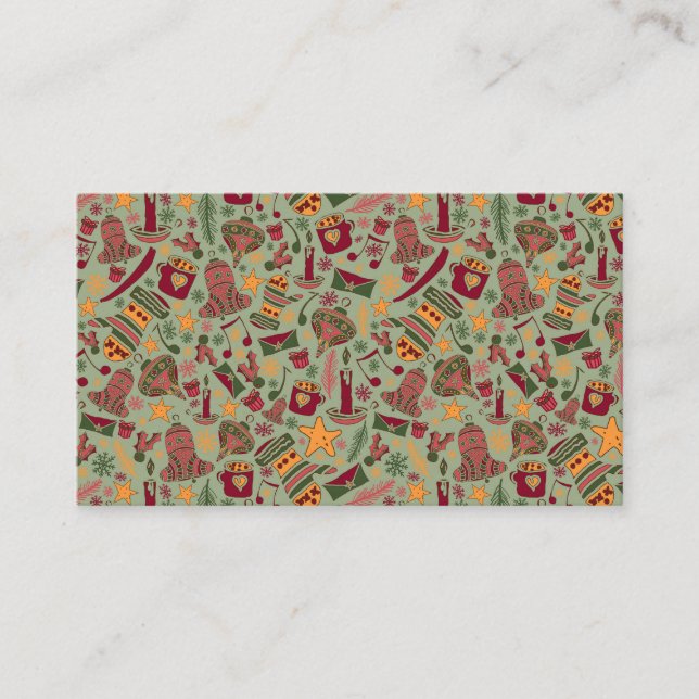 Christmas Ornaments 2 Business Card (Front)