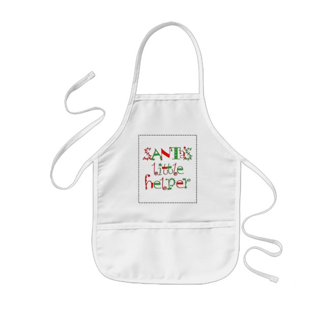 Christmas Ornaments and Accessories Kids' Apron (Front)