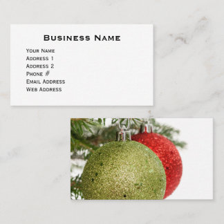 Christmas Ornaments Business Card