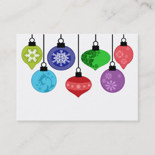 Christmas Ornaments Business Card