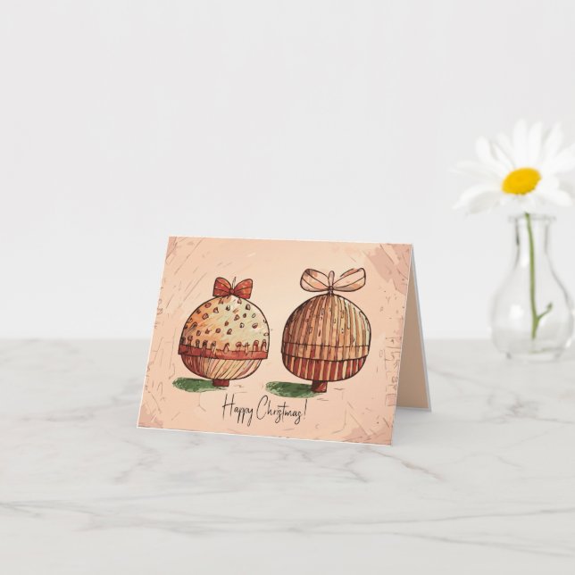 Christmas Ornaments Card (Small Plant)
