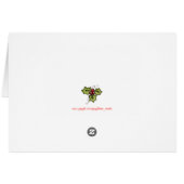 Christmas Ornaments Cards (Back Horizontal)