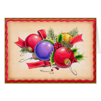 Christmas Ornaments Cards