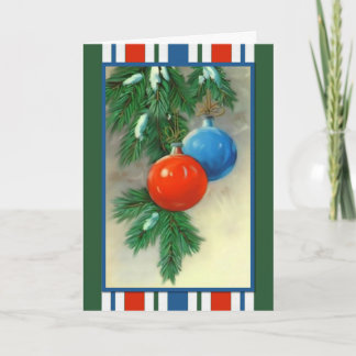 Christmas Ornaments Christmas Card