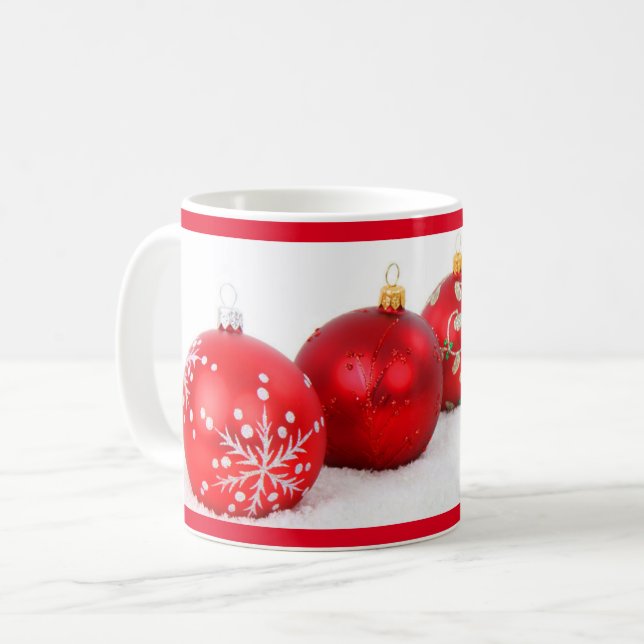 Christmas Ornaments Coffee Mug (Front Left)