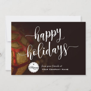 Christmas Ornaments, Corporate Happy Holidays Holiday Card