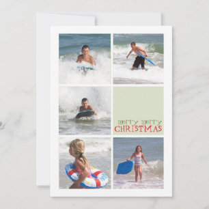 Christmas Ornaments Double SIded Multi Photo Card