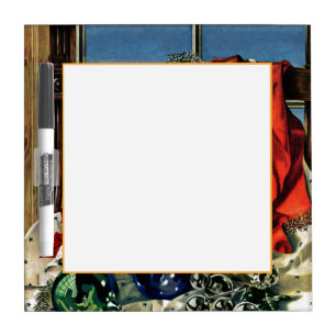 Christmas Ornaments Dry Erase Board