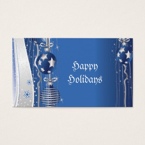 Christmas Ornaments Gift Tag_Business Cards