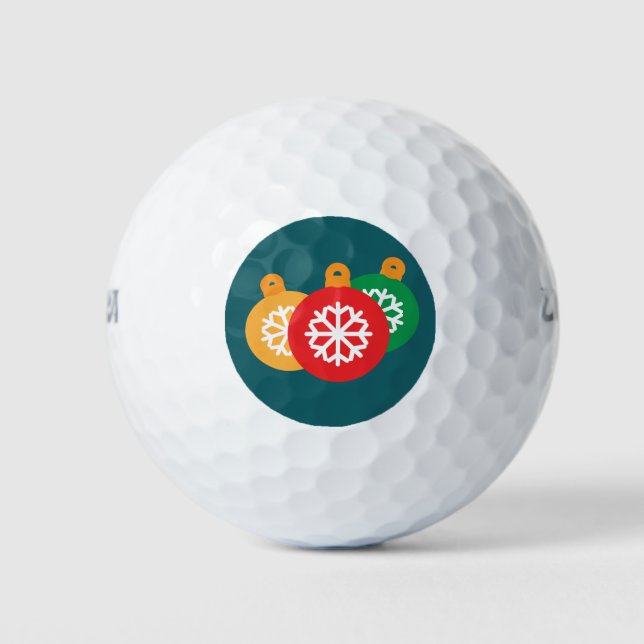 Christmas Ornaments Golf Balls (Front)
