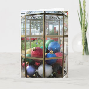 Christmas Ornaments Holiday Card