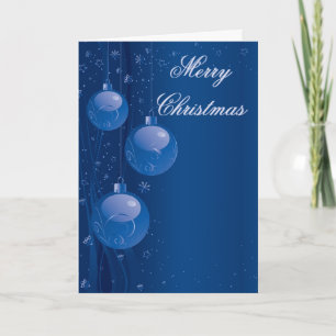Christmas Ornaments Holiday Card