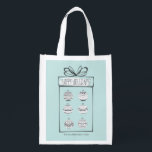 Christmas Ornaments Holiday Reusable Tote Bag<br><div class="desc">Personalize the custom text above. You can find additional coordinating items in our "Christmas Ornaments Collection".</div>